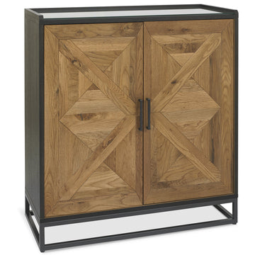 Bentley Designs Indus Rustic Oak Drinks Cabinet | Taylors on the High Street